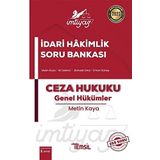 İmtiyaz İdari Hakimlik Soru Bankasi Ceza Hukuku - Genel Hükümler