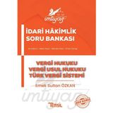 İmtiyaz İdari Hakimlik Vergi Hukuku Vergi Usul Hukuku Türk Vergi Sistemi Soru Bankası