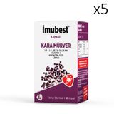 İmubest Kara Mürver 5x30 Kapsül