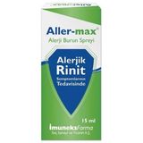 Imuneks Aller-Max 15 ml Alerjik Rinit Burun Spreyi Pratik Kullanım İçin Geliştirilmiş Formül