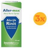 Imuneks Aller-Max Burun Spreyi 15 ml - 3 Adet (Toplam 45 ml) - Dezenfektan Hediyeli (%72 Alkol)