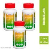 Imuneks Farma Bromelain 220 mg Takviye Edici Gıda 60 Tablet x 3 Adet