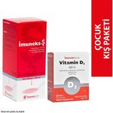 İmuneks Farma Çocuk Kış Paketi - (Imuneks-Ş + D3 400 Iu) 2’li Set