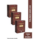 Imuneks Farma Folinex® Hair 24X Vitamin, Mineral ve Bitki Ekstreleri Içeren Takviye Edici Gıda 60 Kapsül x 3 Adet - Aromasız