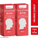 Imuneks Farma Imumax Şurup kara Mürver Meyve EkiHatmi Kök EkiÜzüm Çekirdek Eki Içeren Takviye Edici Gıda 150 ml x 2 Adet