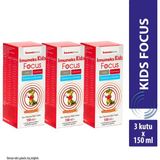 İmuneks Farma Imuneks Kids Focus L-Arjinin, Fosfotidilserin, Multivitamin ve Mineraller Içeren Sıvı Takviye Edici Gıda 150 ml x 3 Adet