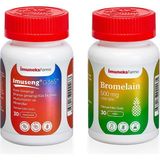 İmuneks Farma Imuseng G365 30 Kapsül & Bromelain 500 Mg Takviye Edici Gıda 30 Tablet