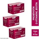 Imuneks Farma Prezema™ Lactobacillus Rhamnosus Probiyotik Mikroorganizma, Vitamin D, ve Biotin Içeren Takviye Edici Gıda 30 Saşe x 3 Adet