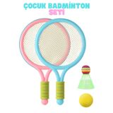 İMVULA Çocuk Badminton Tenis Seti Plaj Bahçe Spor Oyuncakları