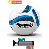 İmvula Futbol Topu Halı Saha ve Beton Zemin Renkli Çizgili Pompa Hediyeli - Çok Renkli