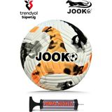 İmvula Futbol Topu Süper Lig Modeli Orjinal Pompa Hediyeli Halı Saha Maç Topu - Turuncu