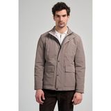 İmza Bej Dik Yaka Yan Cep Dolum Şişme Standart Fit Casual Mont 1007245166 - XL