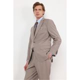 İmza Bej Mono Yaka 4 Drop Comfort Fit Tam Astar Esnek Takım Elbise 1001260168