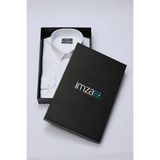 İmza Beyaz Sert Yaka Uzun Kol Cepsiz Slim Fit %100 Pamuk Gömlek 1004260324