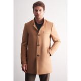 İmza Camel Hakim Yaka Classic Slim Fit Esnek Kaban 1008255162 - 50