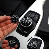 İmza Direksiyon Kılıfı Bmw Uyumlu Joystick Konsol Sticker Arma Logo 2,9 mm 2.9 cm 1 Adet Siyah