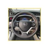 imza direksiyon kılıfı Honda Civic Fb7 Araca Özel Direksiyon Kılıfı (NOKTALI DÜZ) KIRMIZI İPLİ