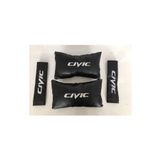 imza direksiyon kılıfı Honda Civic Nakışlı Deri 1 Çift Boyun Yastık Ve 1 Çift Kemer Pedi