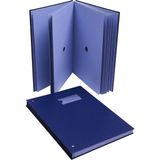 Imza Dosyası Lüks Imza Sümeni Körüklü Ciltbezli 12 Yaprak (Bordo) - 41 Delft Blue