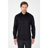 İmza Erkek Siyah Sert Yaka %100 Pamuk Slim Fit Gömlek 1004250324