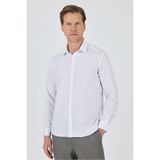 İmza Erkek Uzun Kol Desenli Sert Yaka Pamuklu Slim Fit Gömlek 1004250208