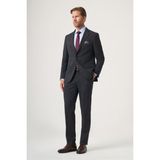 İmza Füme Mono Yaka 6 Drop Comfort Fit Tam Astar Esnek Takım Elbise 1001260285 - Antrasit - 48