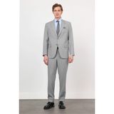 İmza Gri Mono Yaka 4 Drop Comfort Fit Tam Astar Esnek Takım Elbise 1001260168 - 48