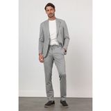 İmza Gri Mono Yaka 6 Drop Slim Fit Astarsız Esnek Takım Elbise 1001260166 - 56