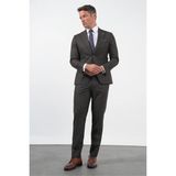İmza Kahverengi Kırlangıç Yaka 6 Drop Slim Fit Tam Astar Esnek Takım Elbise 1001260169 - 52