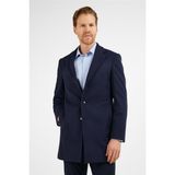 İmza Koyu Lacivert Slim Fit Mono Yaka Esnek Kaşe Palto Polyester Erkek 1005255101