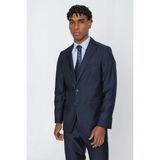 İmza Lacivert Gabardin Mono Yaka 4 Drop Comfort Fit Rahat Kesim Basic Takım Elbise 1001240009 - 50
