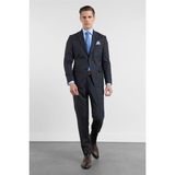 İmza Lacivert Kırlangıç Yaka 6 Drop Slim Fit Tam Astar Esnek Takım Elbise 1001260153 - 48