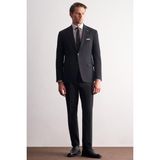 İmza Lacivert Kırlangıç Yaka Çizgili 6 Drop Slim Fit Tam Astar Esnek Takım Elbise 1001255164 - 48