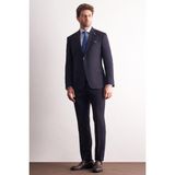 İmza Lacivert Kırlangıç Yaka Esnek Bel 6 Drop Slim Fit Tam Astar Esnek Takım Elbise 1001255167 - Koyu Lacivert - 50