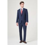 İmza Lacivert Mono Yaka 4 Drop Comfort Fit Tam Astar Esnek Takım Elbise 1001260178 - Açık Lacivert - 50