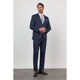 İmza Lacivert Mono Yaka 6 Drop Comfort Fit Tam Astar Esnek Takım Elbise 1001260167