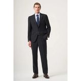 İmza Lacivert Mono Yaka 6 Drop Comfort Fit Tam Astar Esnek Takım Elbise 1001260182 - 50