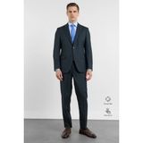 İmza Lacivert Mono Yaka Esnek Bel 6 Drop Comfort Fit Tam Astar Esnek Takım Elbise 1001260151 - 52