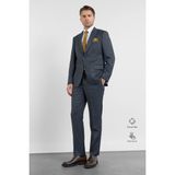 İmza Lacivert Mono Yaka Esnek Bel 6 Drop Comfort Fit Tam Astar Esnek Takım Elbise 1001260152 - Açık Lacivert - 56