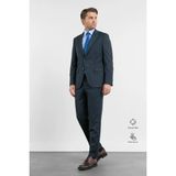 İmza Lacivert Mono Yaka Esnek Bel 6 Drop Comfort Fit Tam Astar Esnek Takım Elbise 1001260152 - Koyu Lacivert - 50