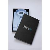 İmza Mavi Sert Yaka Uzun Kol Cepsiz Slim Fit %100 Pamuk Gömlek 1004260324 - Koyu Mavi - 2XL