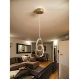 Imza Model Modern LED Sarkıt Avize 3 Renk - Gold