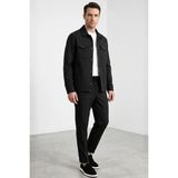 İmza Siyah-Gri Erkek 6 Drop Slim Fit Esnek Beli Lastikli Spor Takım Elbise 1001260176 - Siyah - Gri - 50