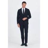 İmza Siyah Mono Yaka 6 Drop Comfort Fit Tam Astar Esnek Takım Elbise 1001255010 - 60