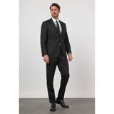 İmza Siyah Mono Yaka 6 Drop Comfort Fit Tam Astar Esnek Takım Elbise 1001260167 - 48