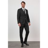 İmza Siyah Mono Yaka 6 Drop Comfort Fit Tam Astar Esnek Takım Elbise 1001260167