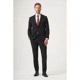 İmza Siyah Mono Yaka 6 Drop Slim Fit Tam Astar Esnek Takım Elbise 1001260181 - 58