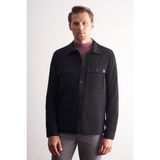 İmza Siyah Polo Yaka Düz Yırtmaçsız Esnek Casual Mont 1007255150 - XL