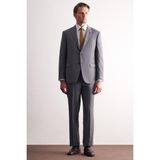 İmza Sütlü Kahverengi Mono Yaka Kendinden Desenli Esnek Bel 4 Drop Comfort Fit Takım Elbise 1001255169 - 54
