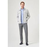 İmza Taş Berberi Yaka Gabardin Düz Slim Fit Casual Mont 1007260151 - Taş Rengi